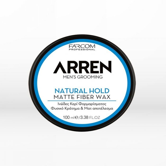 Farcom Professional Arren Men Grooming Natural Hold Matte Fiber Wax 100ml